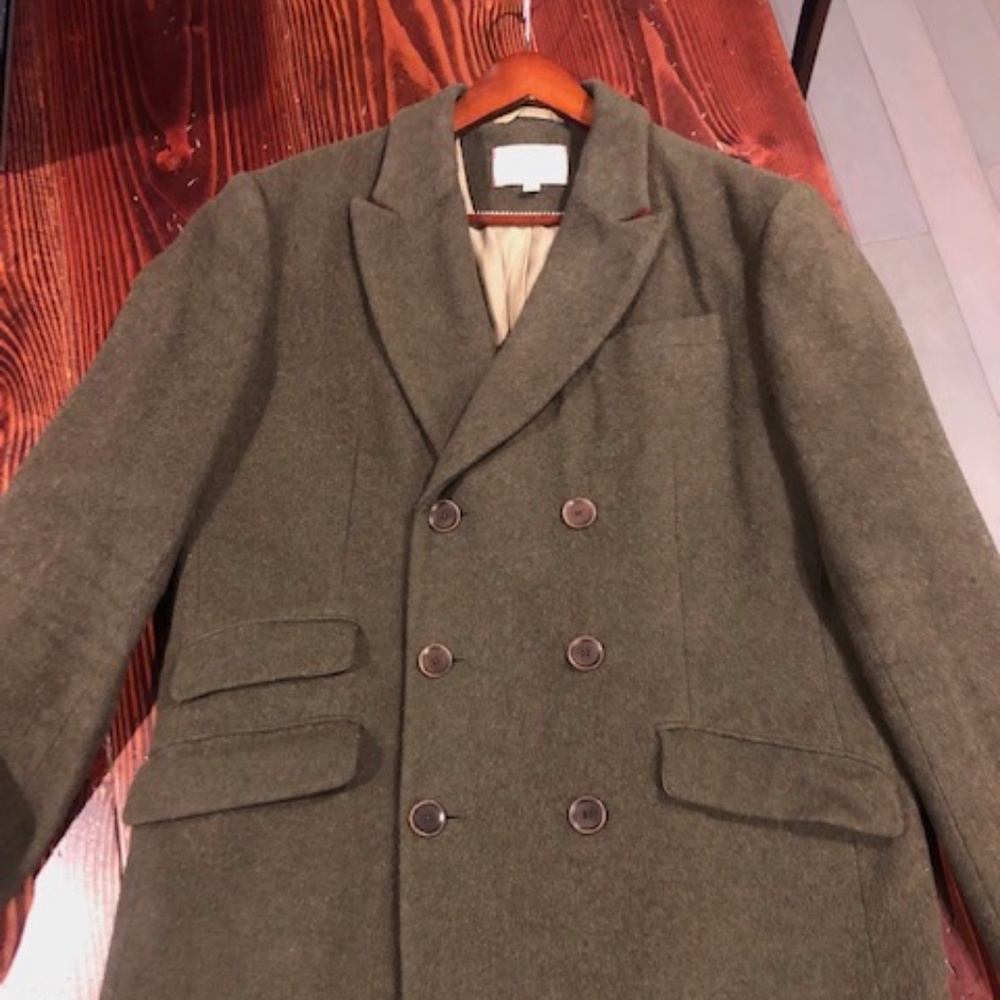 Banana Republic Heritage Green Pea Coat